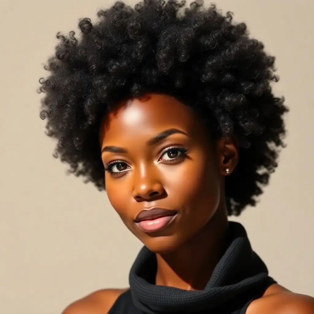 Women with natural afro hairstyles showcasing voluminous, textured, and empowering looks that celebrate natural hair beauty.