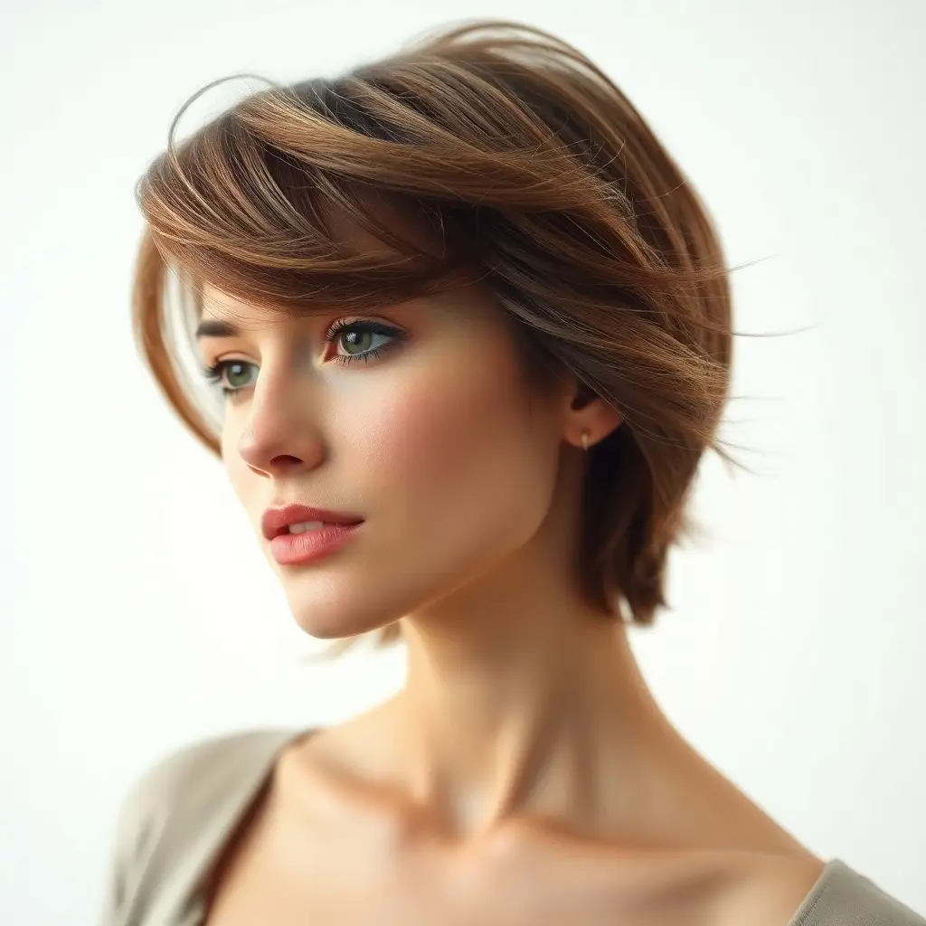 Women with bixie haircuts showcasing a blend of pixie and bob styles, featuring short, chic, and modern hairstyles.