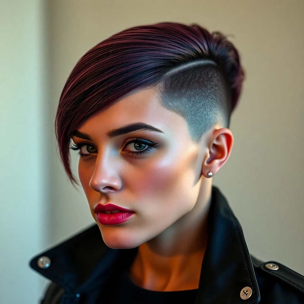 Women with classic undercut hairstyles showcasing bold, edgy, and versatile short haircuts.