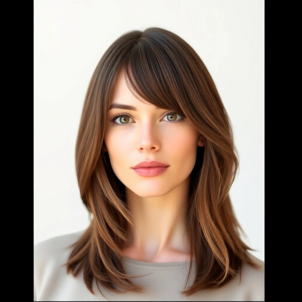 Women with long layered haircuts showcasing voluminous, textured, and flowing hairstyles for a soft and elegant look.