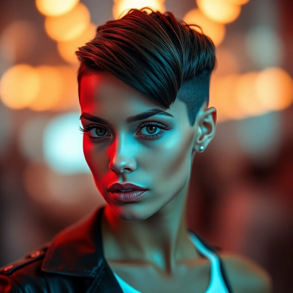 Women with classic undercut hairstyles showcasing bold, edgy, and versatile short haircuts.