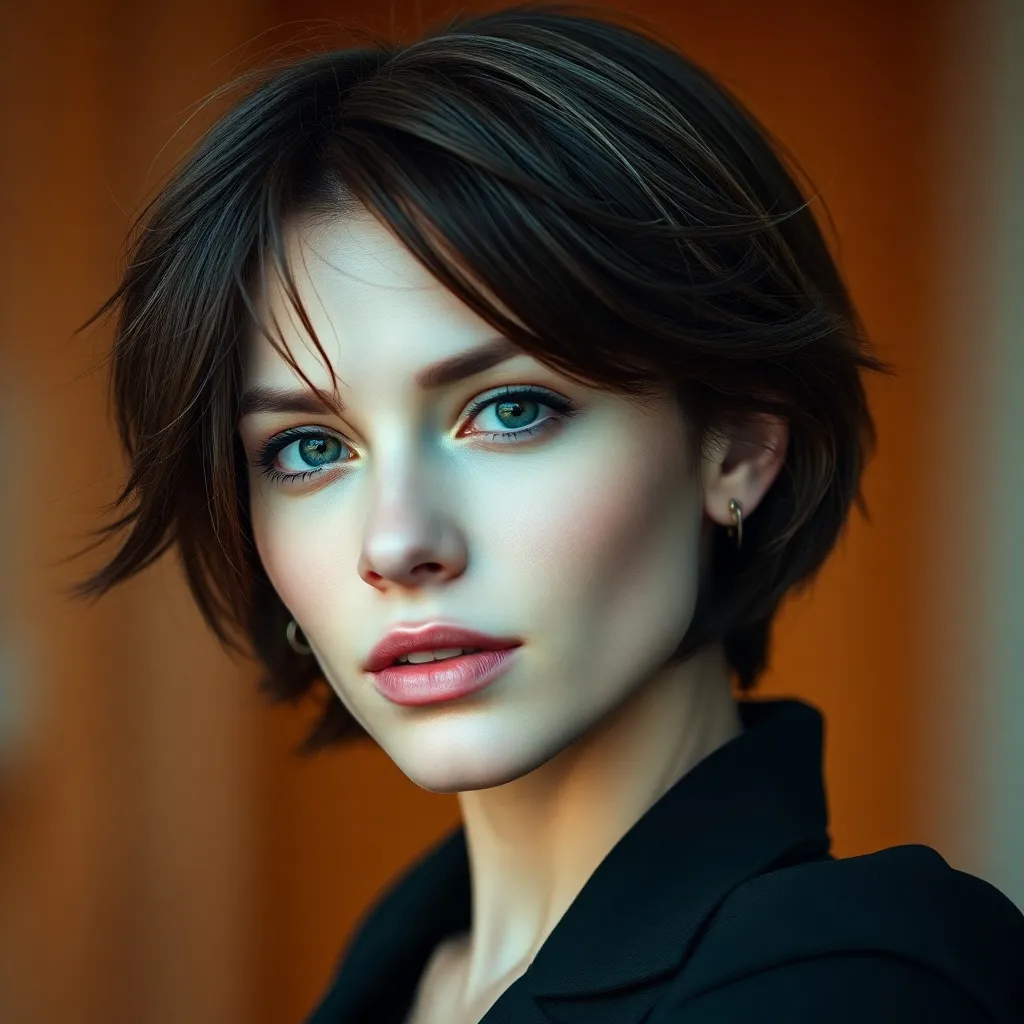 Women with bixie haircuts showcasing a blend of pixie and bob styles, featuring short, chic, and modern hairstyles